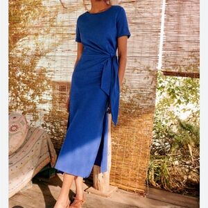 Sezane Pippq Dress - Electric Blue